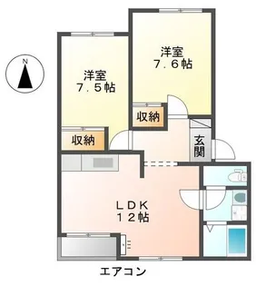 ルミナス【1階】の間取り