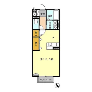 セジュール セレス【2階】の間取り