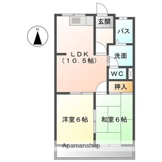 ニューハイムⅢ【3階】の間取り