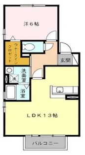 ヴェールちい【2階】の間取り
