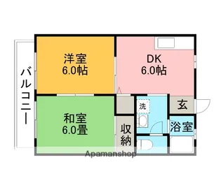セジュール大塚【1階】の間取り
