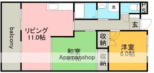 アネックス一宮駅前【6階】の間取り