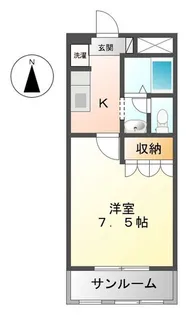 エクセレンス【1階】の間取り