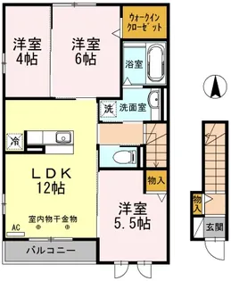 シャルマン・スクエア【2階】の間取り