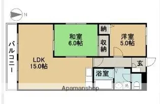 愛知県一宮市今伊勢町本神戸字高野池【マンション】の間取り