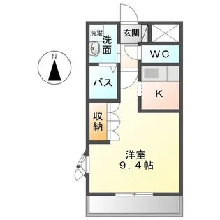 ディープ・アート【1階】の間取り