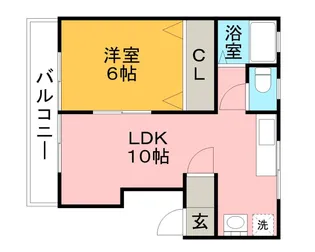 ホーエーハイツ【2階】の間取り