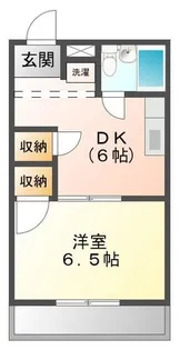 エルハイムユー【1階】の間取り