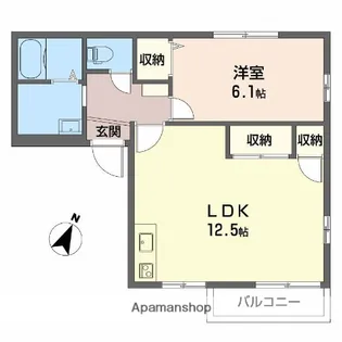 サンスクエア浅井【2階】の間取り