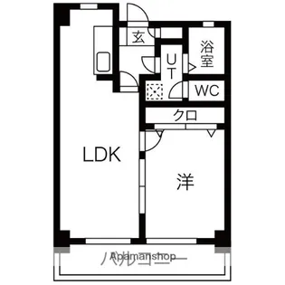 TOURNEY木曽川【8階】の間取り