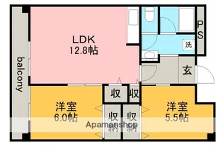 リアライズ木曽川【8階】の間取り