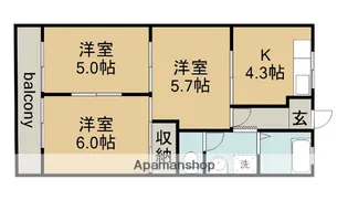 メゾン川口Ⅱ【2階】の間取り