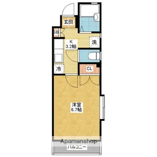 大宮サンハイム【4階】の間取り
