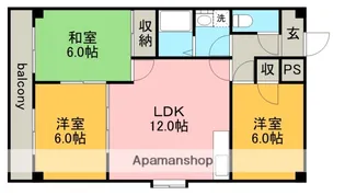 アピカル千王【3階】の間取り