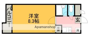 ハイツAMI【3階】の間取り