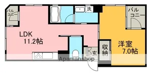 サンローズ八幡【4階】の間取り