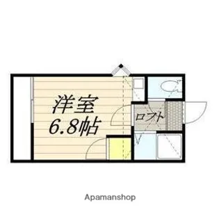イーストコート出町前A棟【2階】の間取り