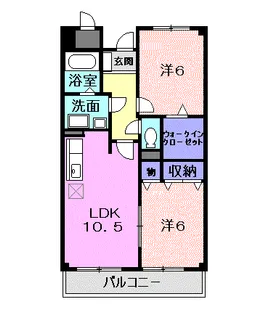 レジデンス アイ【3階】の間取り