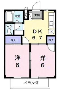 セリーヌ【2階】の間取り