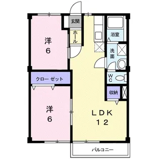 ニューシティカズミ【2階】の間取り