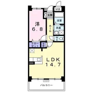 ザ・ウィング S【3階】の間取り