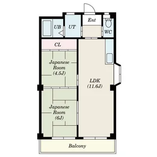 エクシードA【2階】の間取り