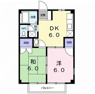 モラールA【1階】の間取り