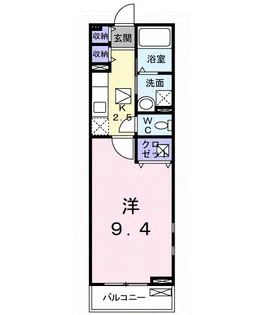 アンジュ【1階】の間取り