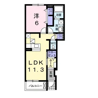 アルモニー【1階】の間取り