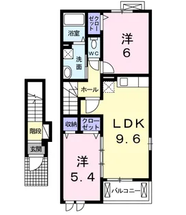 アンジェロ【2階】の間取り