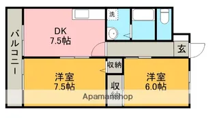 メリクール【3階】の間取り