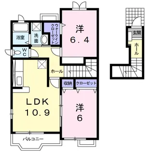 アルモニーM【2階】の間取り