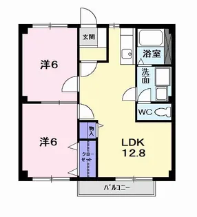 ニューシティ大西70A【1階】の間取り