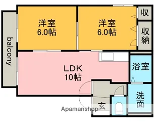 プレミール65【2階】の間取り