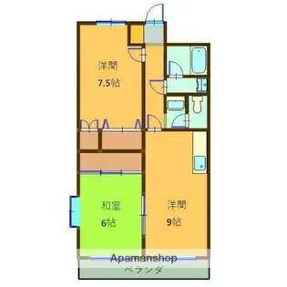 メゾン・ド・エヴァン【2階】の間取り