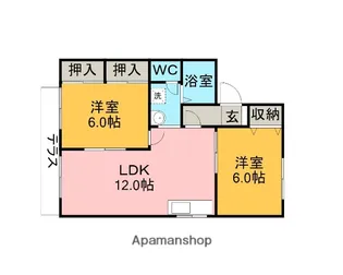 ハートホームイマエダ【1階】の間取り