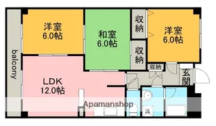 グローハイム【3階】の間取り