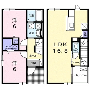 エレガント【1階】の間取り