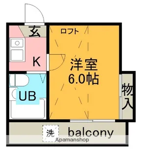 レオパレス一宮【2階】の間取り