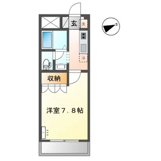 プレッソリーバ玉ノ井【2階】の間取り