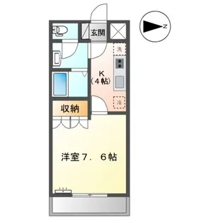 ファイブシャトーかすみ【2階】の間取り