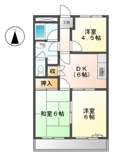 ダイナーズハイツ【00206号室】の間取り
