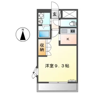 ロアール【1階】の間取り