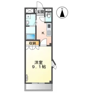 グランディア サリオ【2階】の間取り