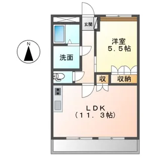 ノーザン ハイム【2階】の間取り