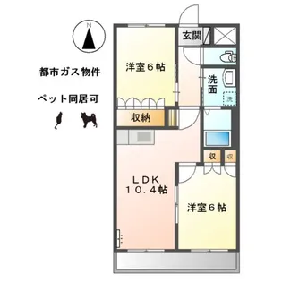 エム アスカ【3階】の間取り