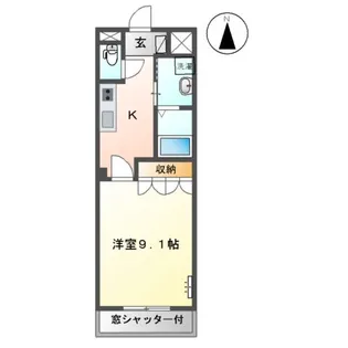 ロイヤル木の家 Ⅱ番館【1階】の間取り