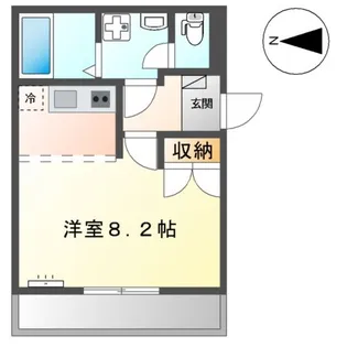 ビアン(BEIN)【2階】の間取り