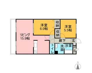 プレジール・マ・メゾン【2階】の間取り