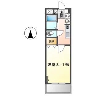 ブルックスキューブ【3階】の間取り
